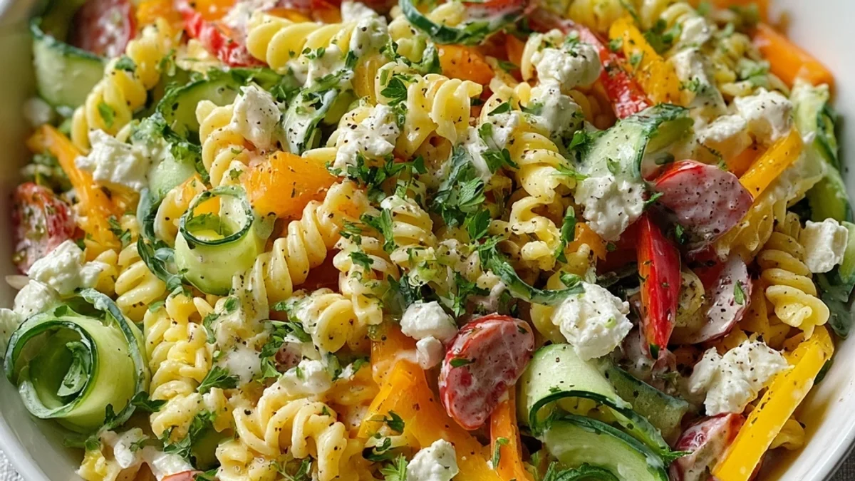 Fresh & Zesty Cold Salad Recipe for Any Potluck