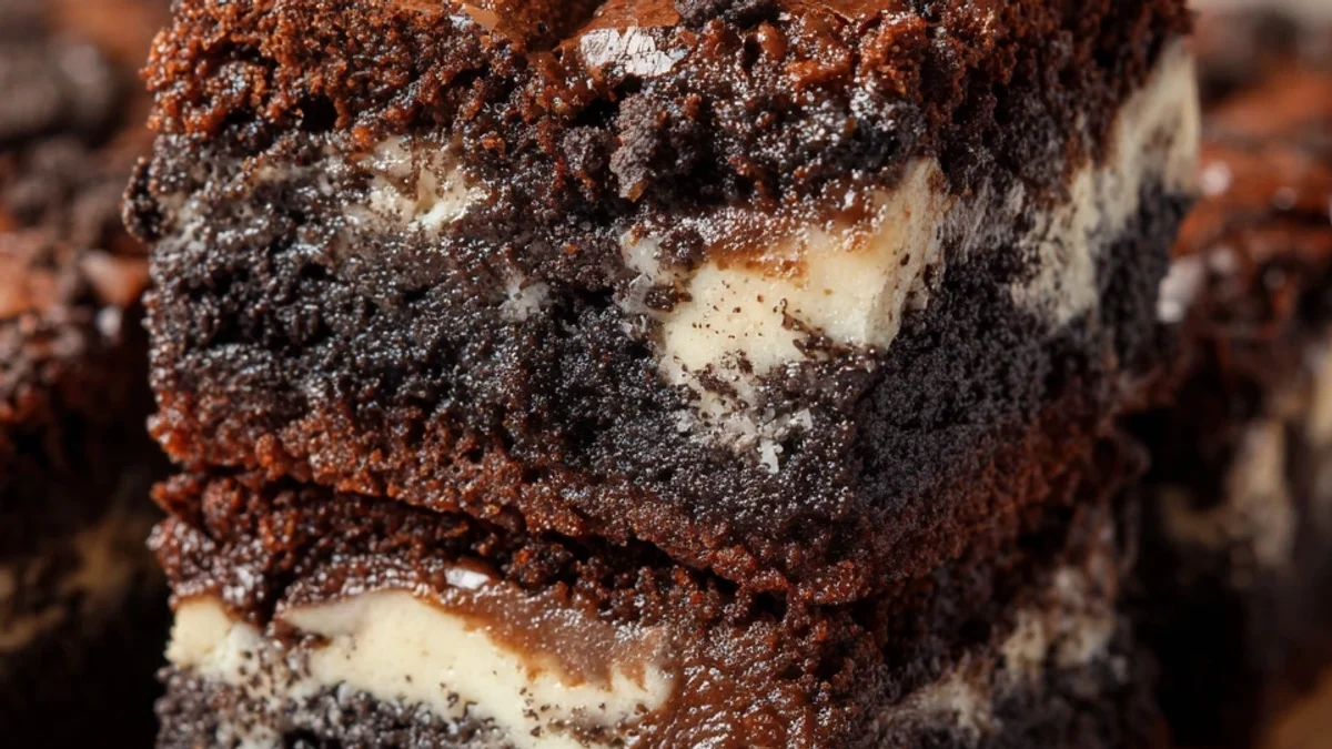 Fudgy Cookies and Cream Brownies Recipe