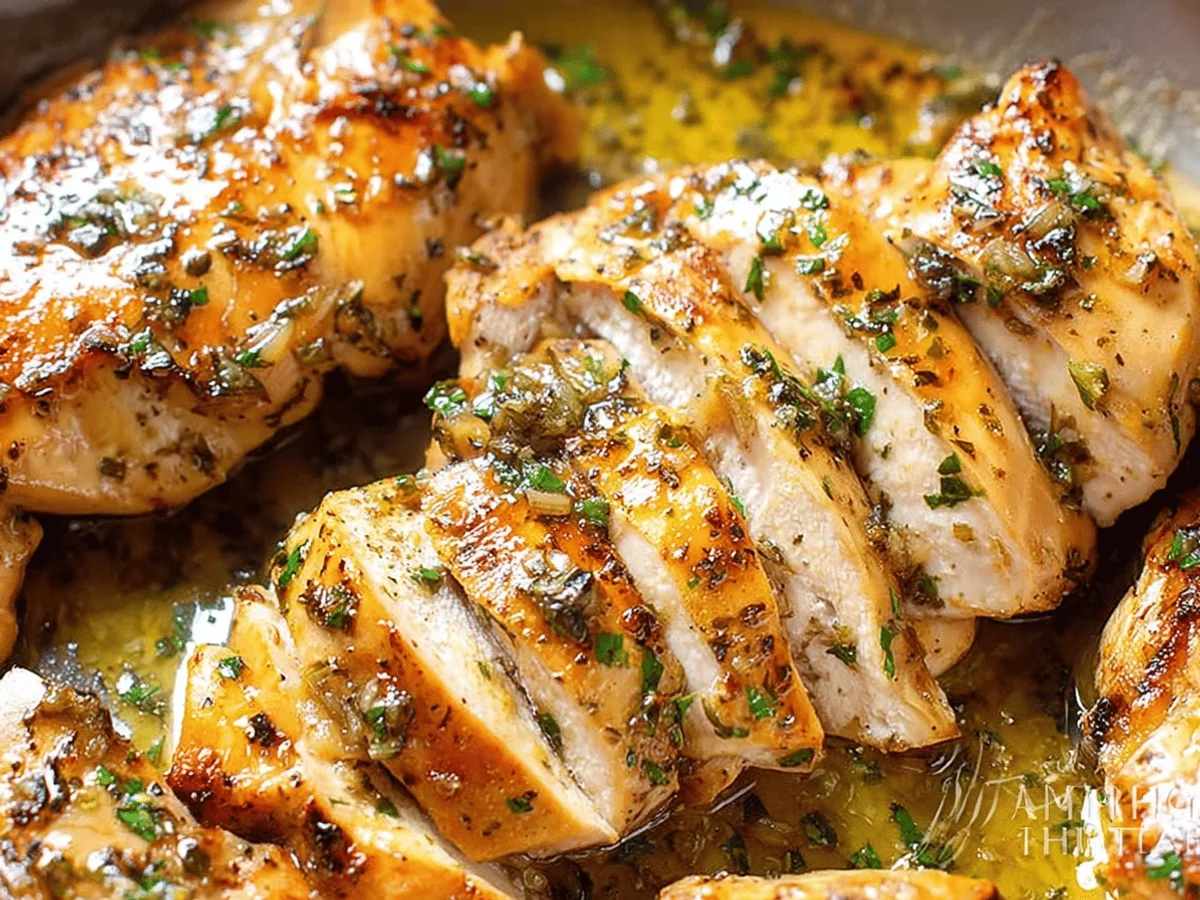 Garlic Butter Chicken Recipe - Featured Image