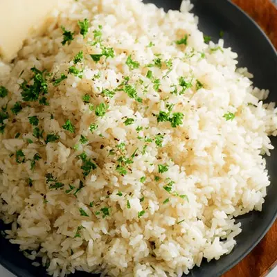 Garlic Butter Rice Recipe - Easy and Delicious