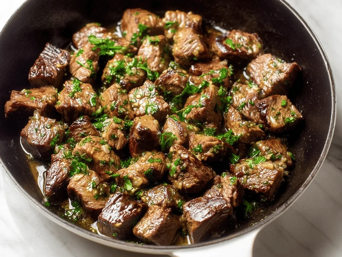 Garlic Butter Steak Bites Recipe – A Quick and Juicy Delight - Featured Image