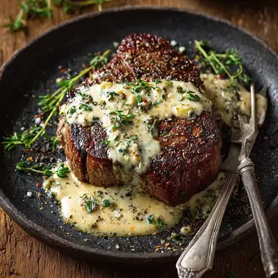 Garlic Butter Steak with Creamy Parmesan: Quick Dinner