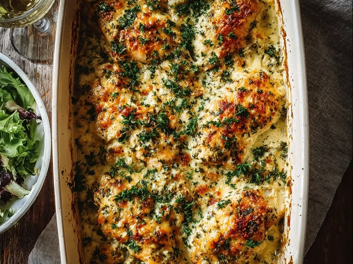 Garlic Parmesan Chicken Bake: Easy Weeknight Meal - Featured Image