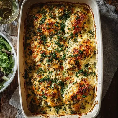 Garlic Parmesan Chicken Bake: Easy Weeknight Meal