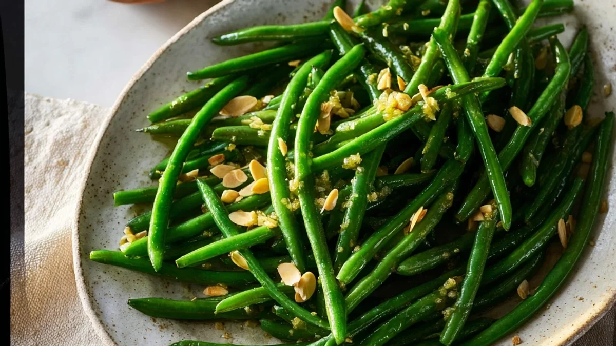 Garlic Sauteed Green Beans: Simple, Zesty Side Dish