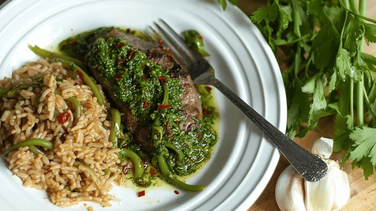 Garlic Scape Chimichurri: Vibrant & Tangy Sauce Recipe