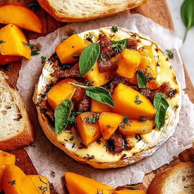 Grilled Brie with Peaches: A Perfectly Sweet & Savory Treat