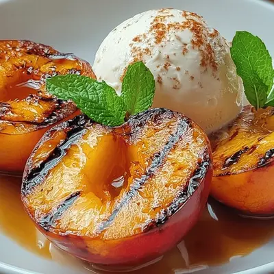 Grilled Peaches with Ice Cream Recipe for Summer Bliss