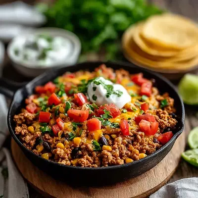 Ground Turkey Taco Skillet: Quick Weeknight Flavor