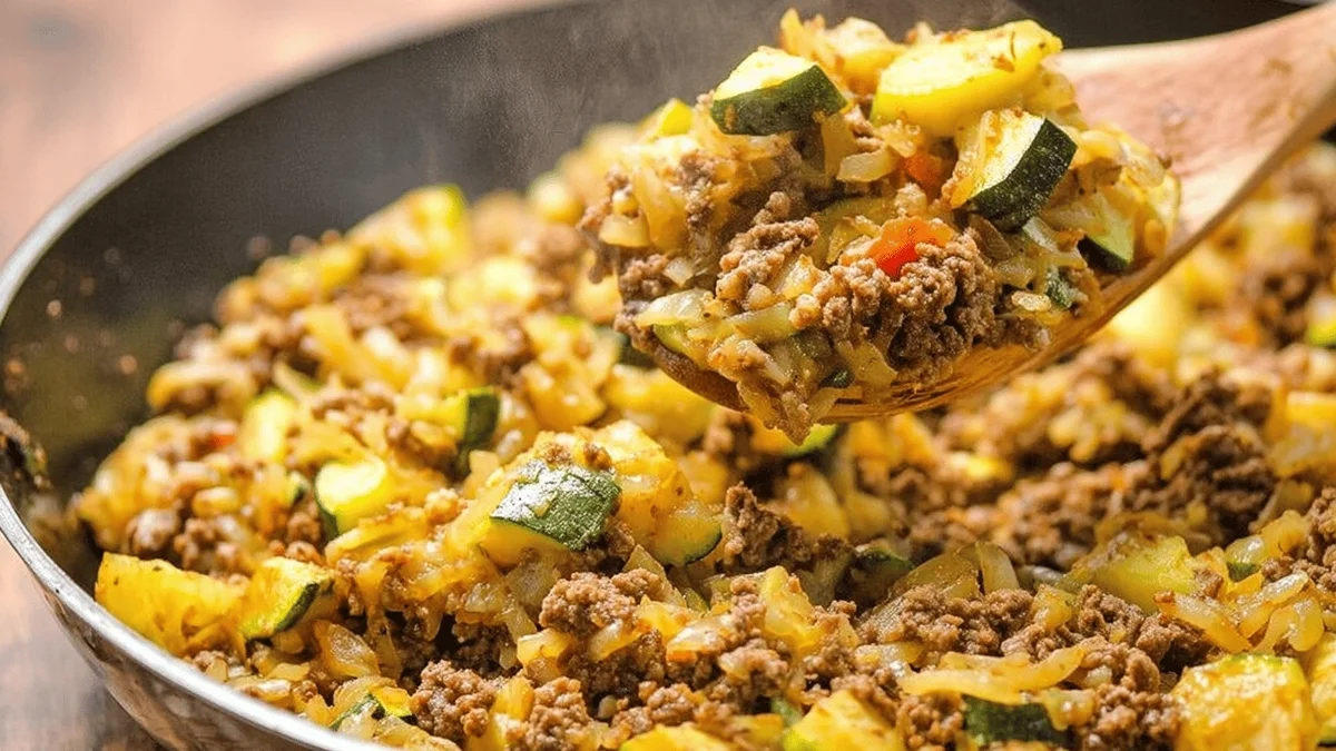Hamburger and Zucchini Skillet Recipe: A Quick Dinner Fix