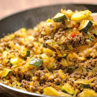 Hamburger and Zucchini Skillet Recipe: A Quick Dinner Fix