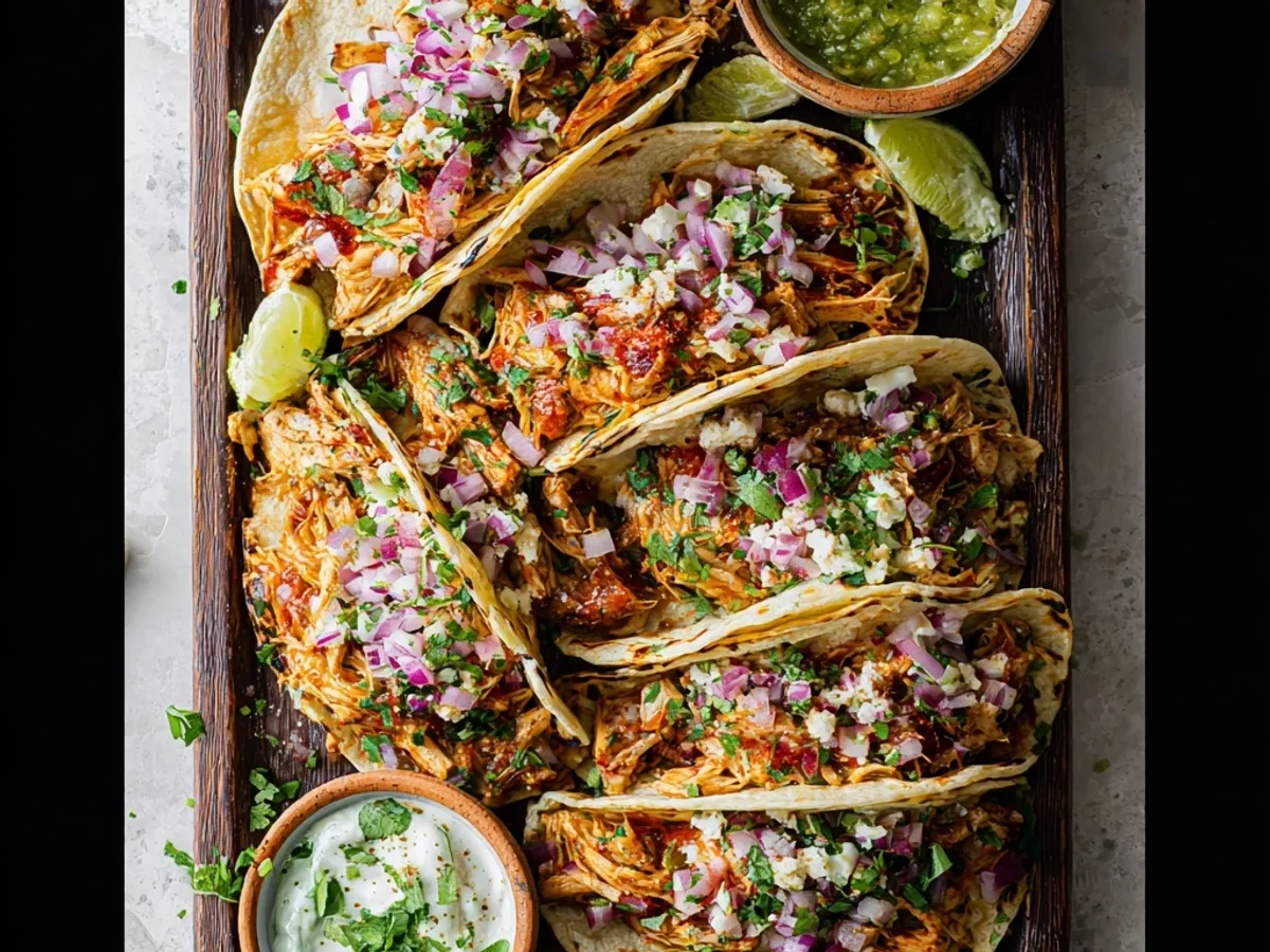 Healthy Slow Cooker Chicken Tacos: Weeknight Win - Featured Image