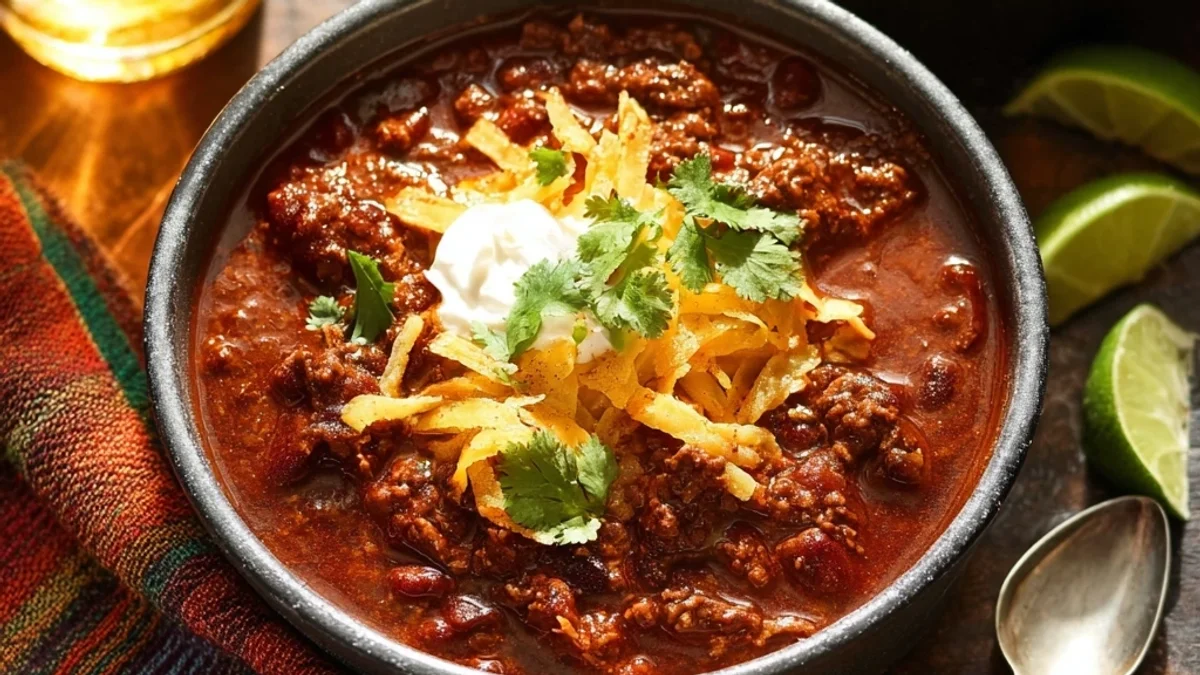 Hearty Beef Chili Recipe: A Slow-Simmered Favorite
