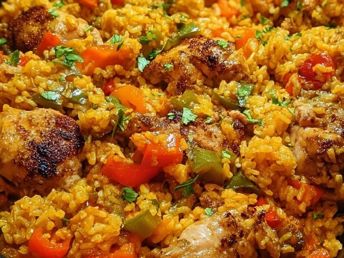 Hearty Caribbean Chicken and Rice: Easy One-Pan Meal - Featured Image
