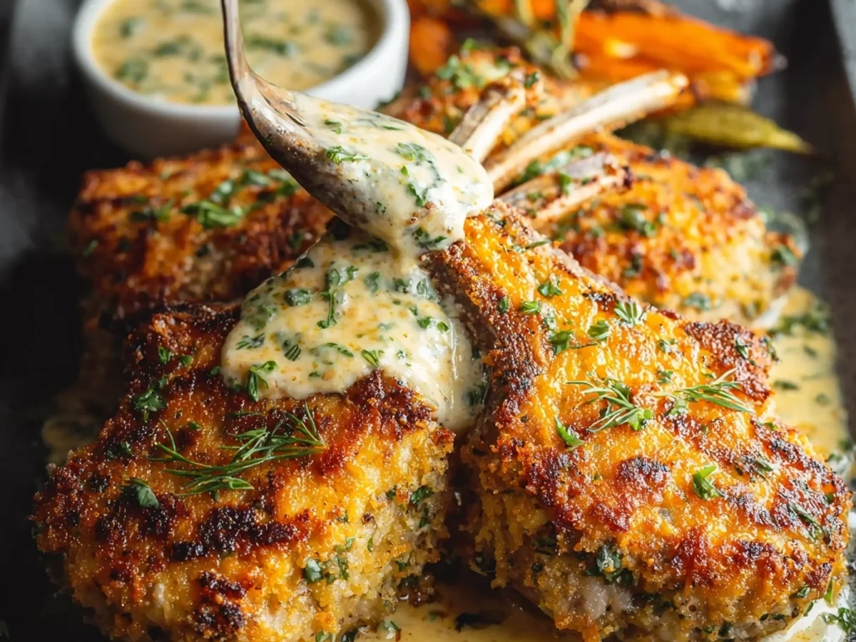 Hearty Cheddar Ranch Lamb Chops: A Flavorful Dinner - Featured Image
