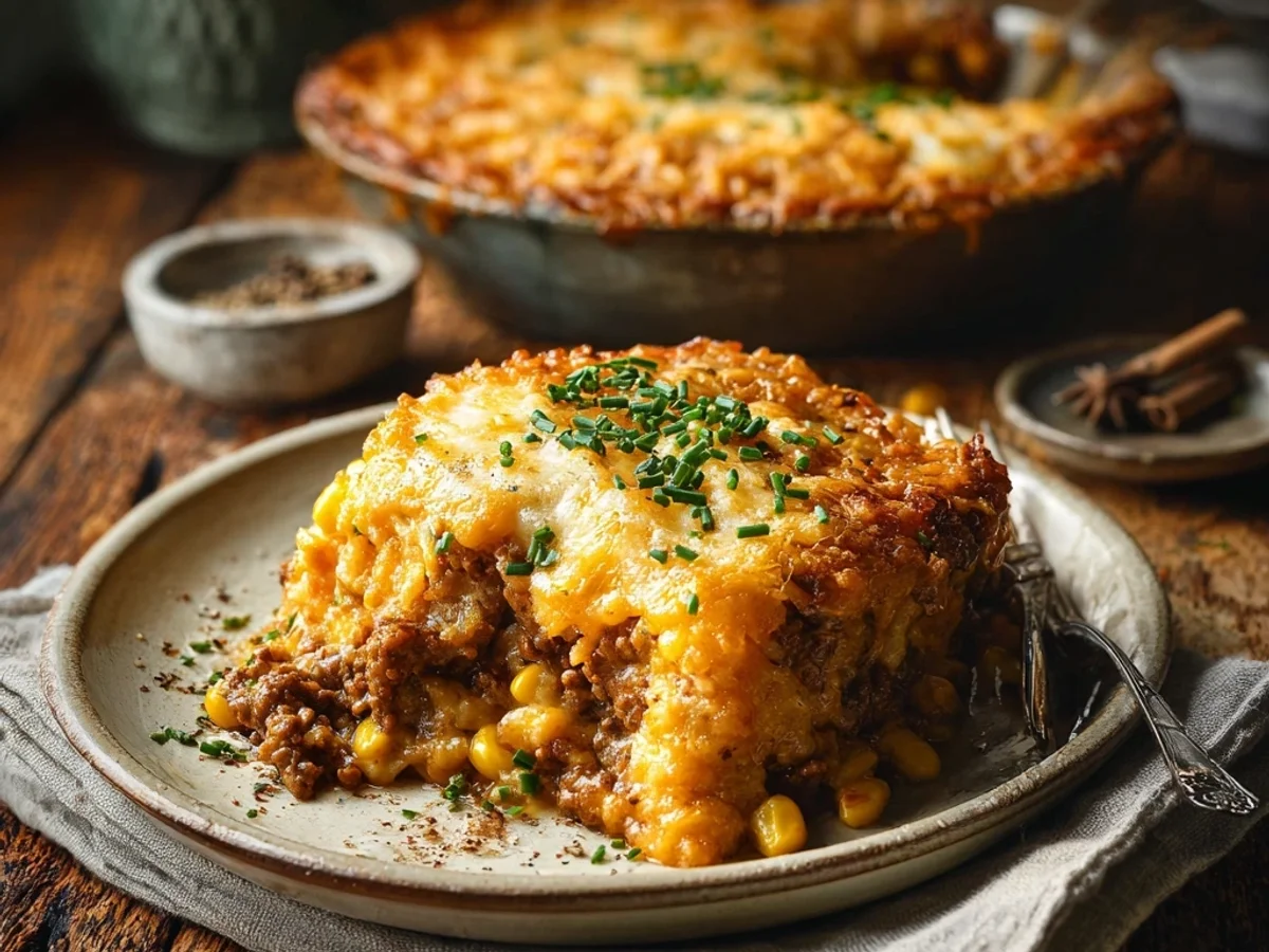 Hearty Cowboy Casserole: Skillet Beef & Bean Bake - Featured Image