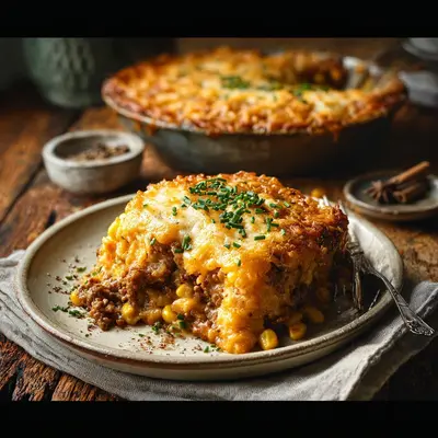 Hearty Cowboy Casserole: Skillet Beef & Bean Bake