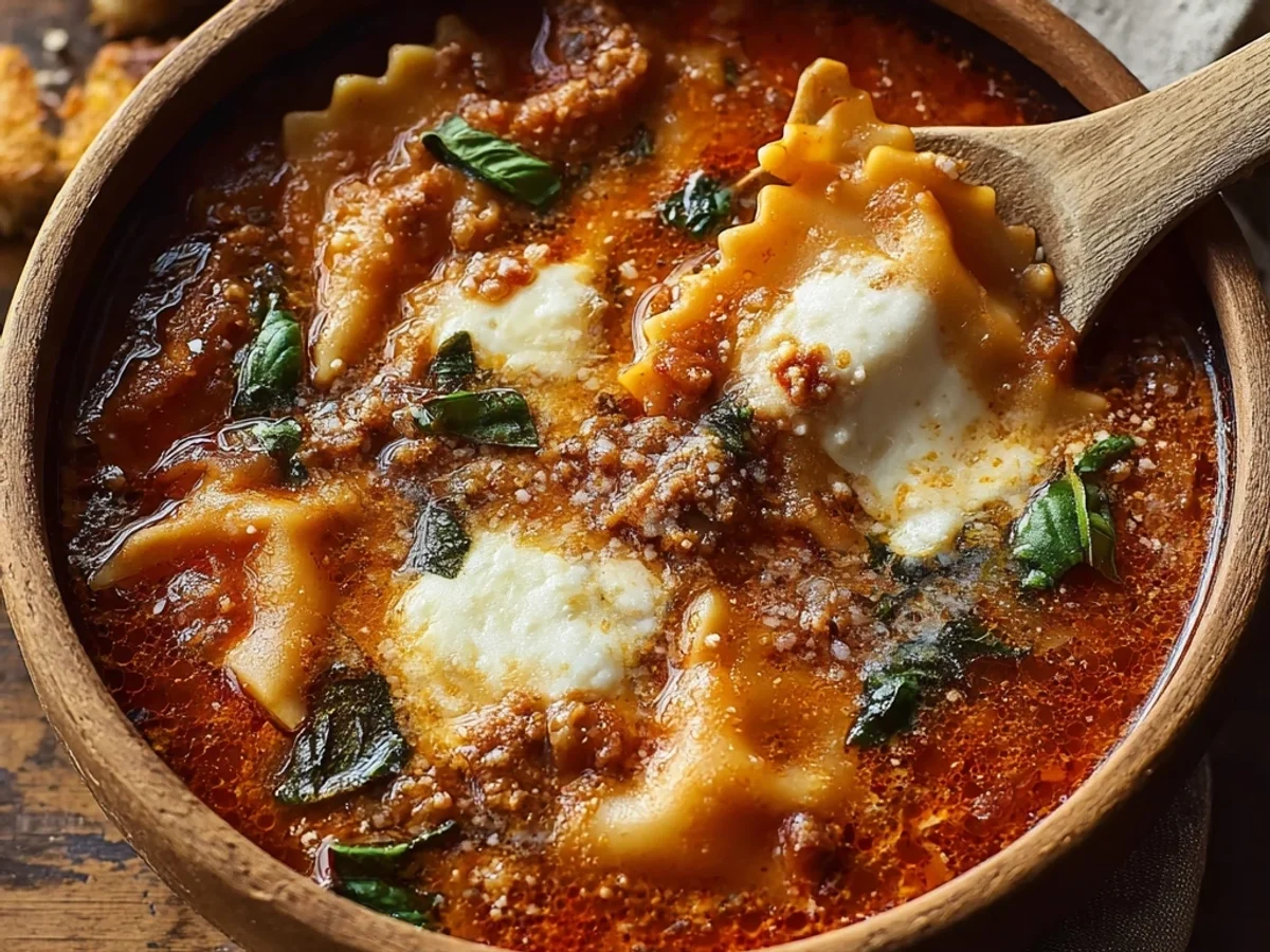 Hearty Crock Pot Lasagna Soup: A Comfort Bowl - Featured Image