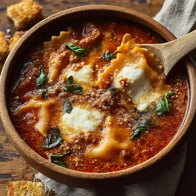 Hearty Crock Pot Lasagna Soup: A Comfort Bowl