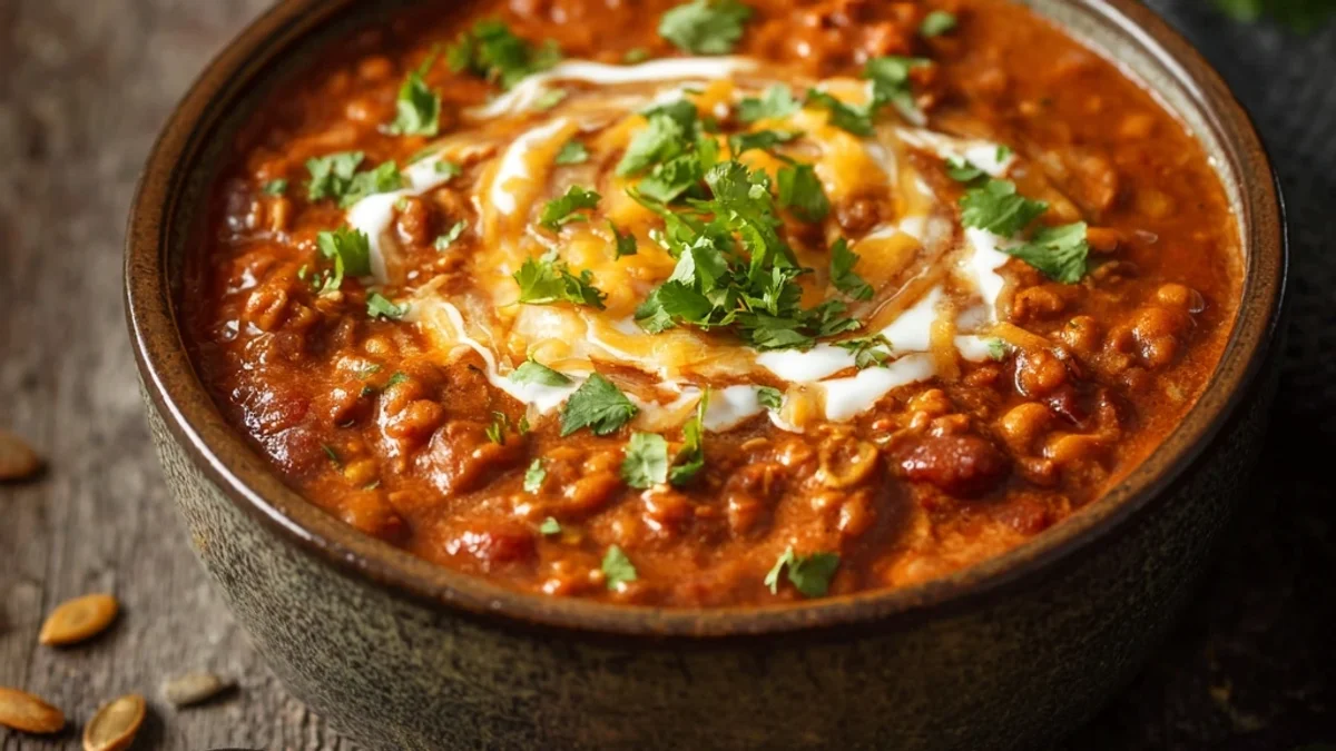 Hearty Crock Pot Pumpkin Chili: A Fall Favorite