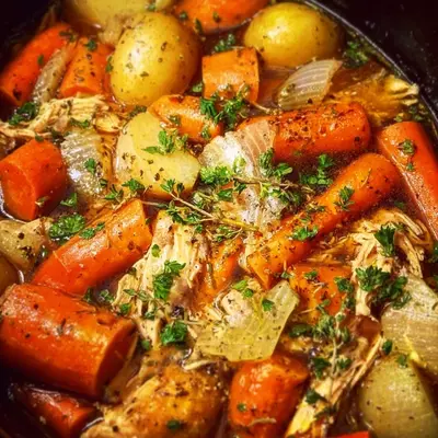 Hearty Crockpot Chicken Pot Roast: Simple Comfort Meal