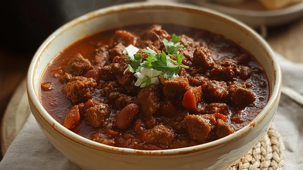 Hearty Deer Chili Recipe: A Comforting Bowl