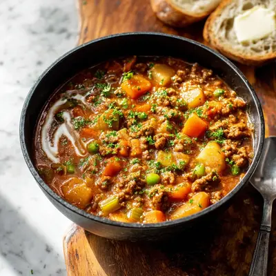 Hearty Hamburger Stew Recipe: Simple Comfort Food