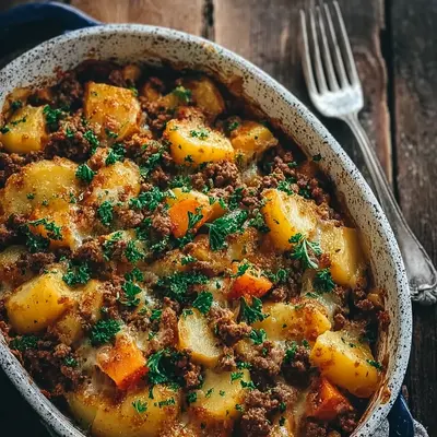 Hearty Hobo Casserole with Ground Beef Recipe