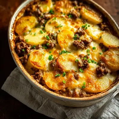 Hearty Hobo Casserole with Ground Beef & Veggies