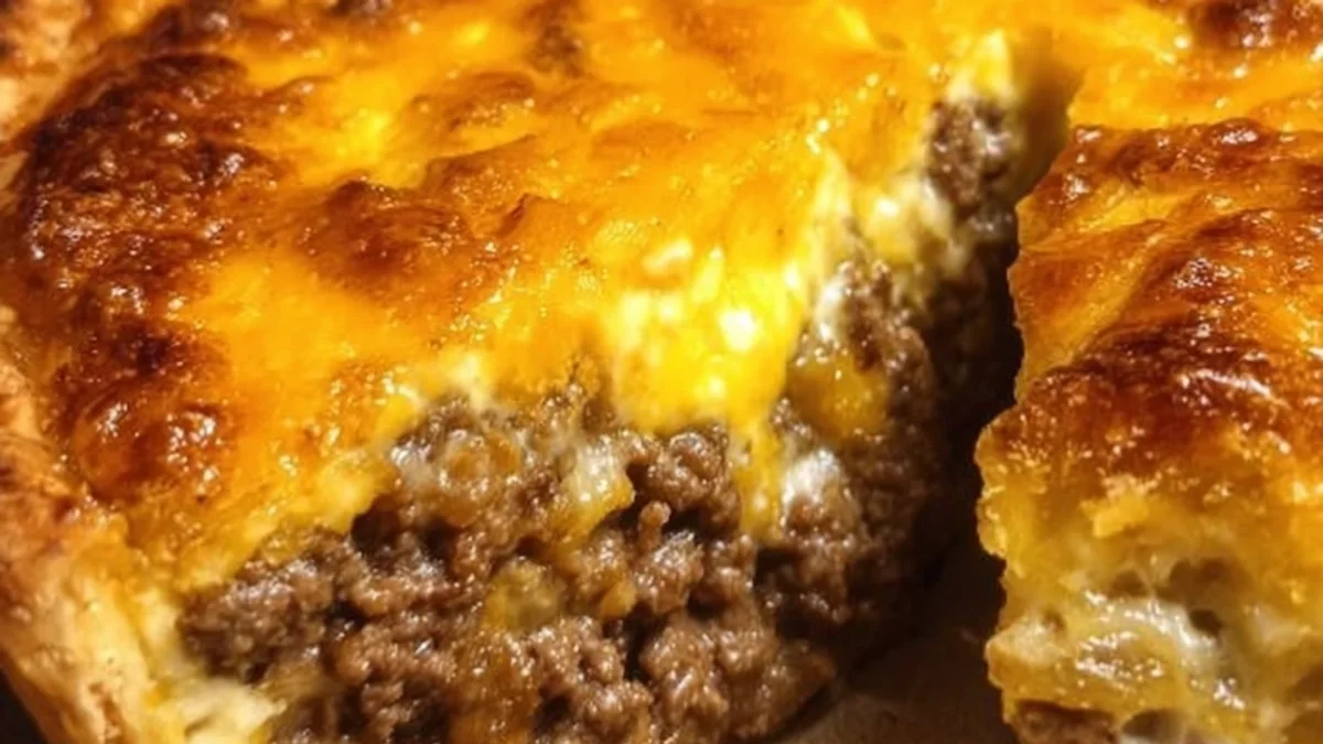 Hearty Homemade Cheeseburger Pie: Family Dinner Favorite