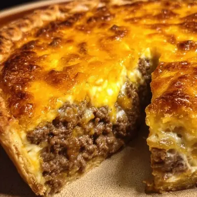 Hearty Homemade Cheeseburger Pie: Family Dinner Favorite