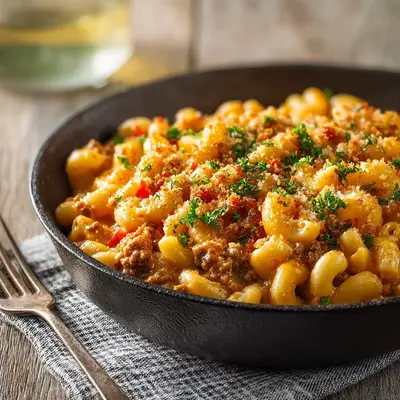 Hearty One Pot Cheeseburger Macaroni