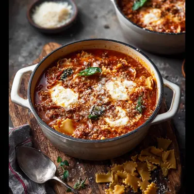 Hearty One-Pot Lasagna Soup: Quick Weeknight Comfort