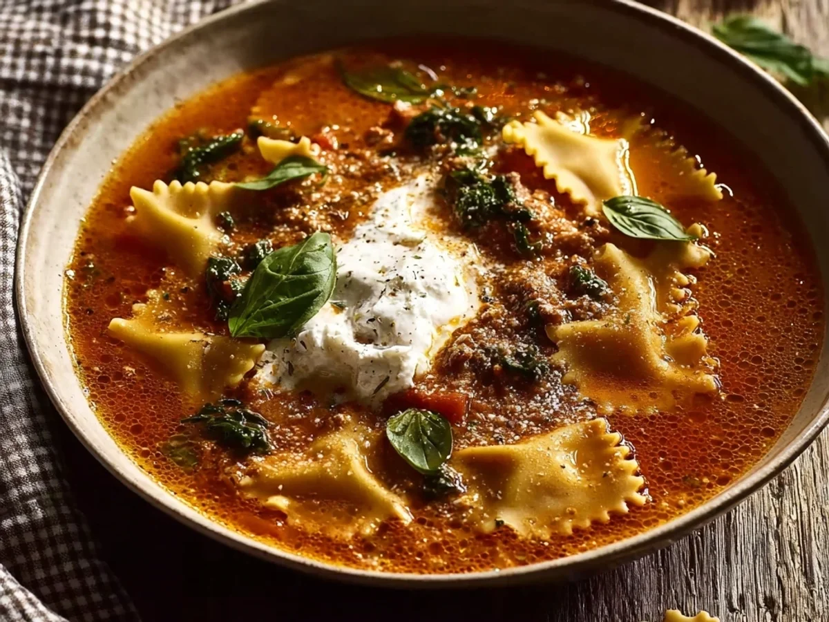 Hearty One Pot Lasagna Soup: Simple Weeknight Comfort - Featured Image