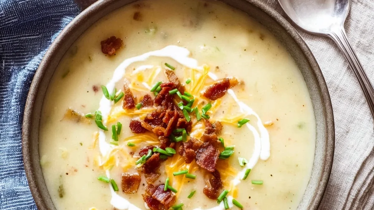Hearty Slow Cooker Potato Soup: A Weeknight Hug