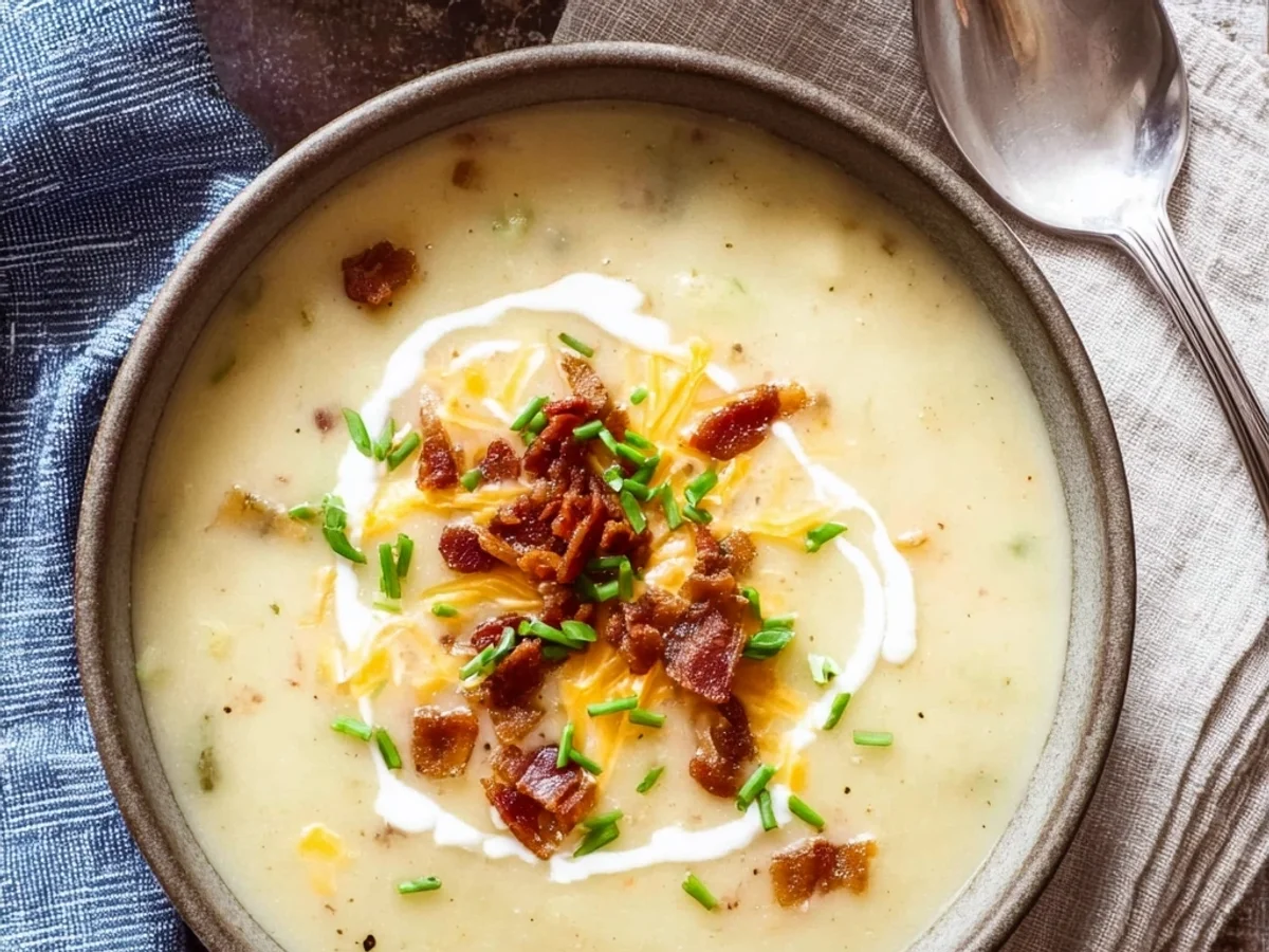 Hearty Slow Cooker Potato Soup: A Weeknight Hug - Featured Image