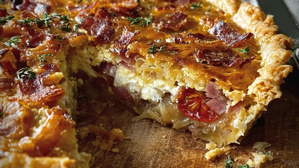 Hearty Turkey Ham Tomato Pie: A Savory Family Favorite