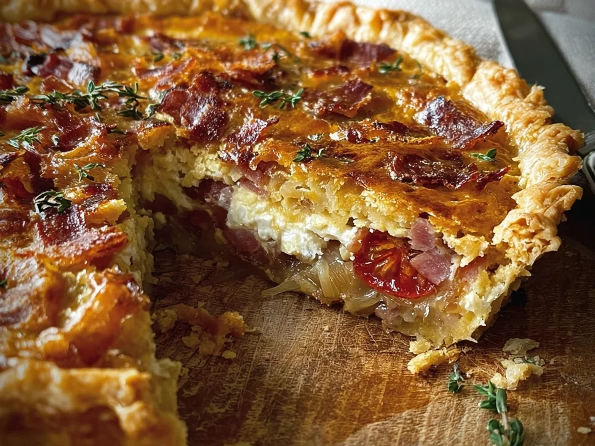 Hearty Turkey Ham Tomato Pie: A Savory Family Favorite - Featured Image