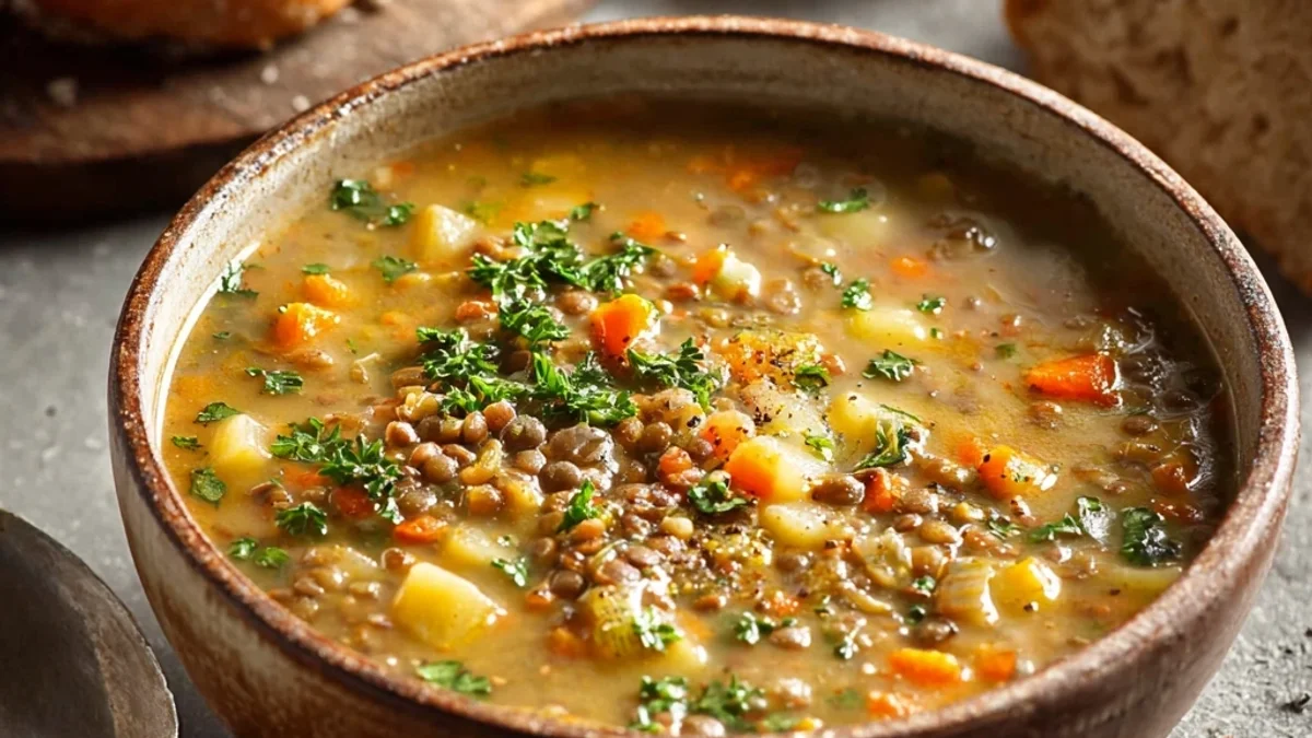 Hearty Vegetarian Lentil Soup: A Satisfying Meal