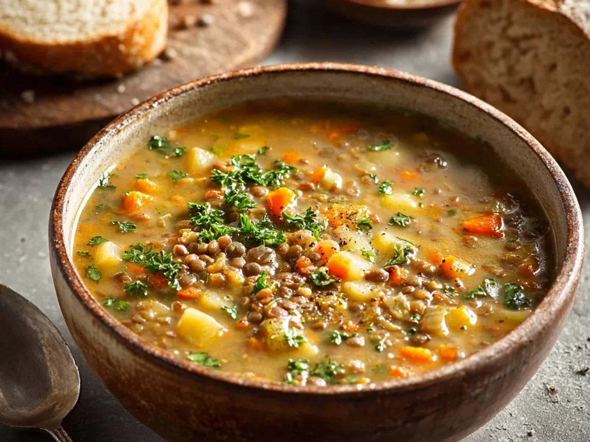 Hearty Vegetarian Lentil Soup: A Satisfying Meal - Featured Image