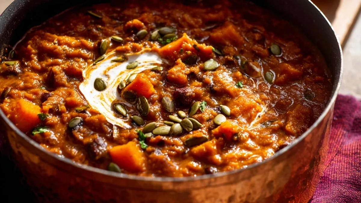 Hearty Vegetarian Pumpkin Chili: A Fall Favorite