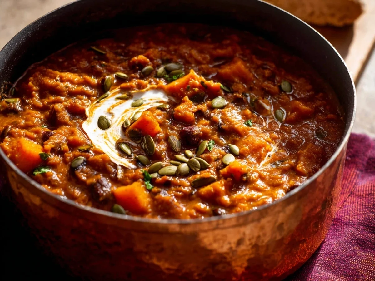 Hearty Vegetarian Pumpkin Chili: A Fall Favorite - Featured Image
