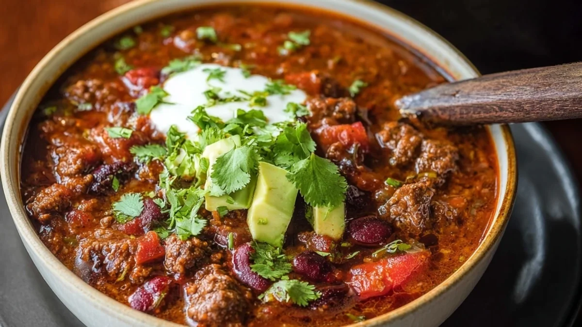 Hearty Venison Chili Recipe: A Slow-Simmered Comfort