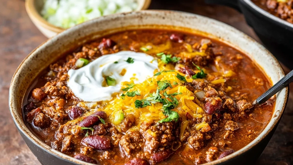Hearty Weeknight Easy Chili Recipe