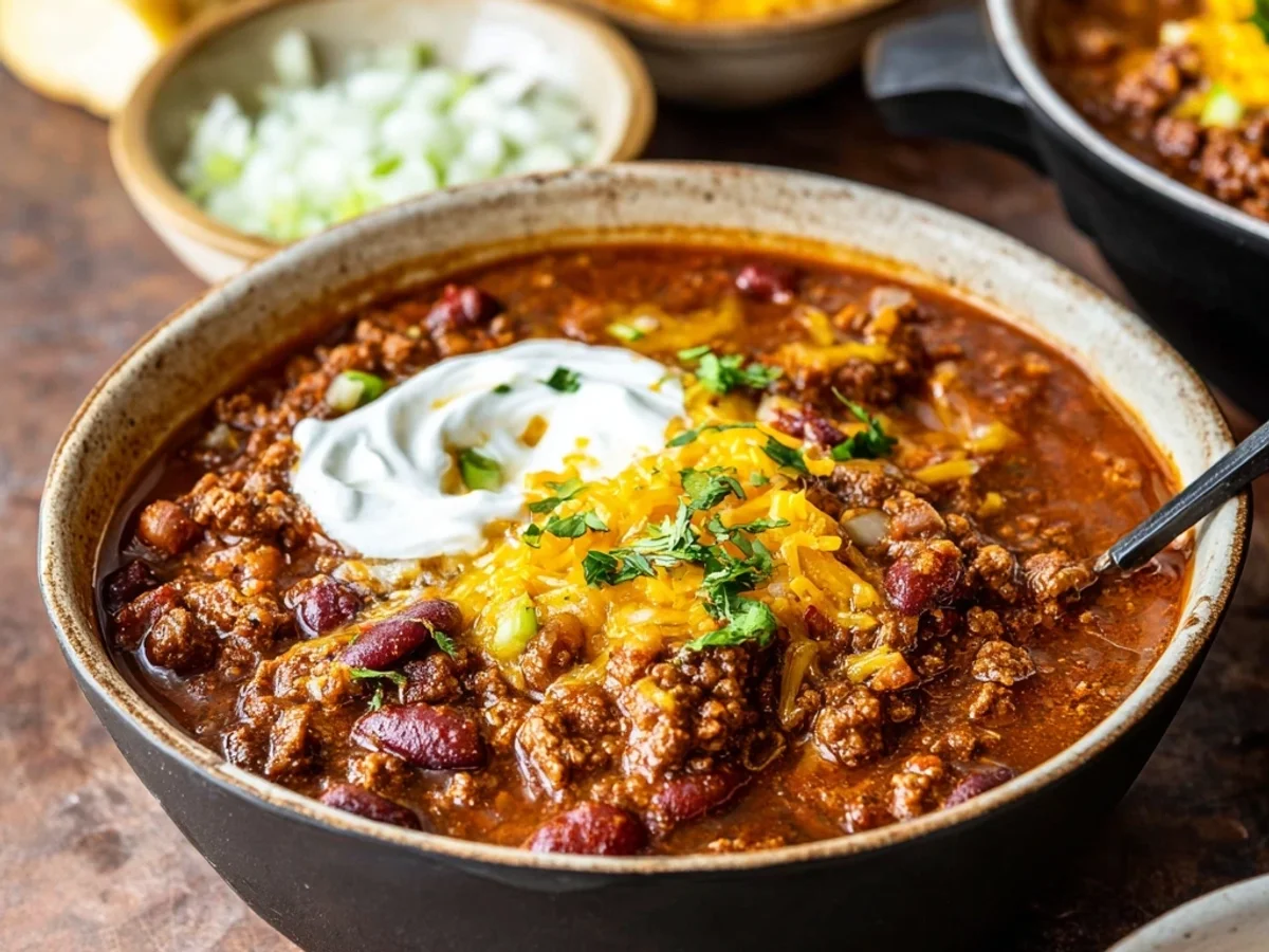 Hearty Weeknight Easy Chili Recipe - Featured Image