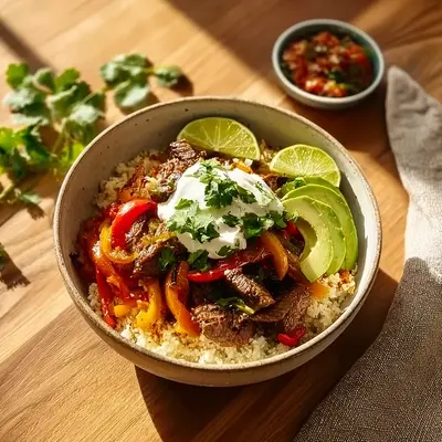 High-Protein Steak Fajita Bowl: Quick Weeknight Meal