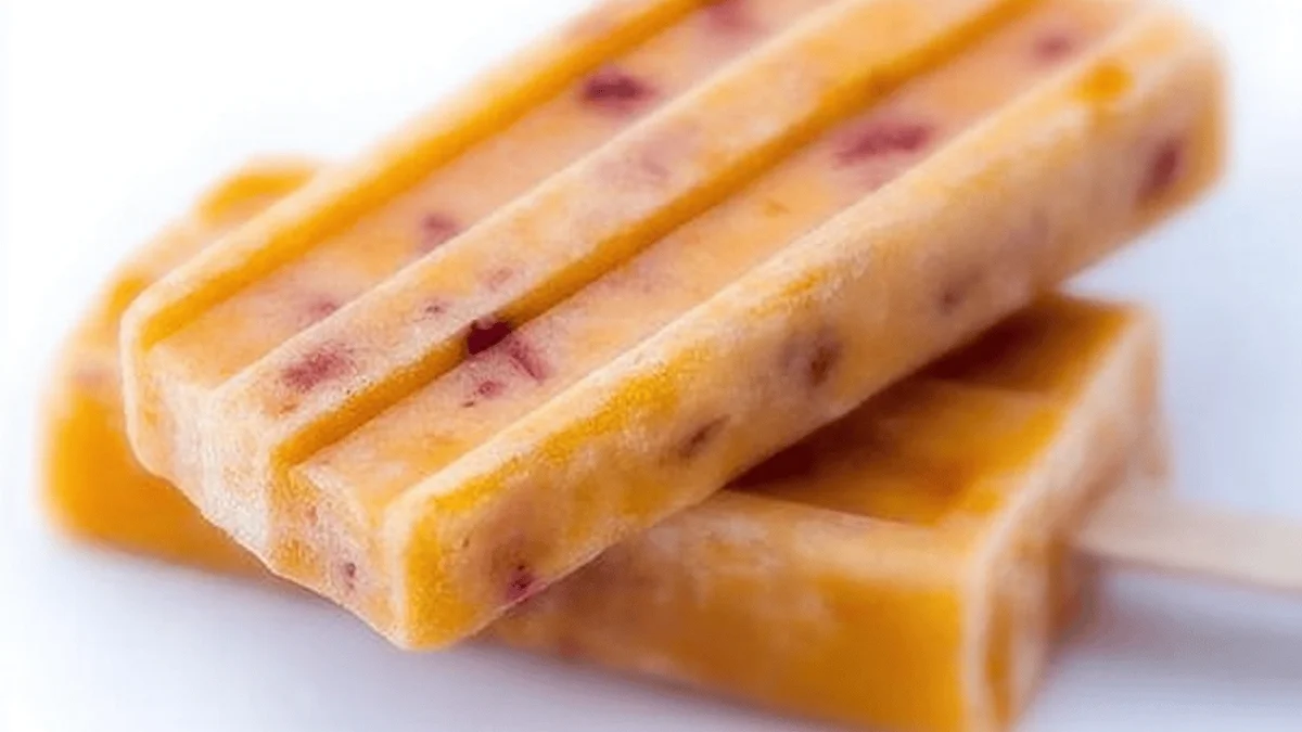 Homemade Ripe Peach Popsicles Recipe
