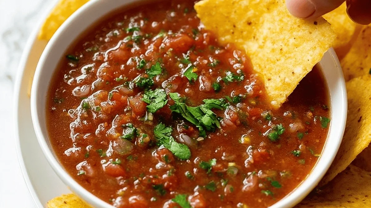 Homemade Salsa Recipe: Fresh & Flavorful