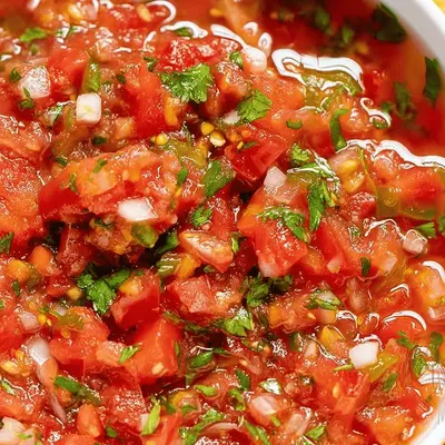 Homemade Salsa with Fresh Tomatoes