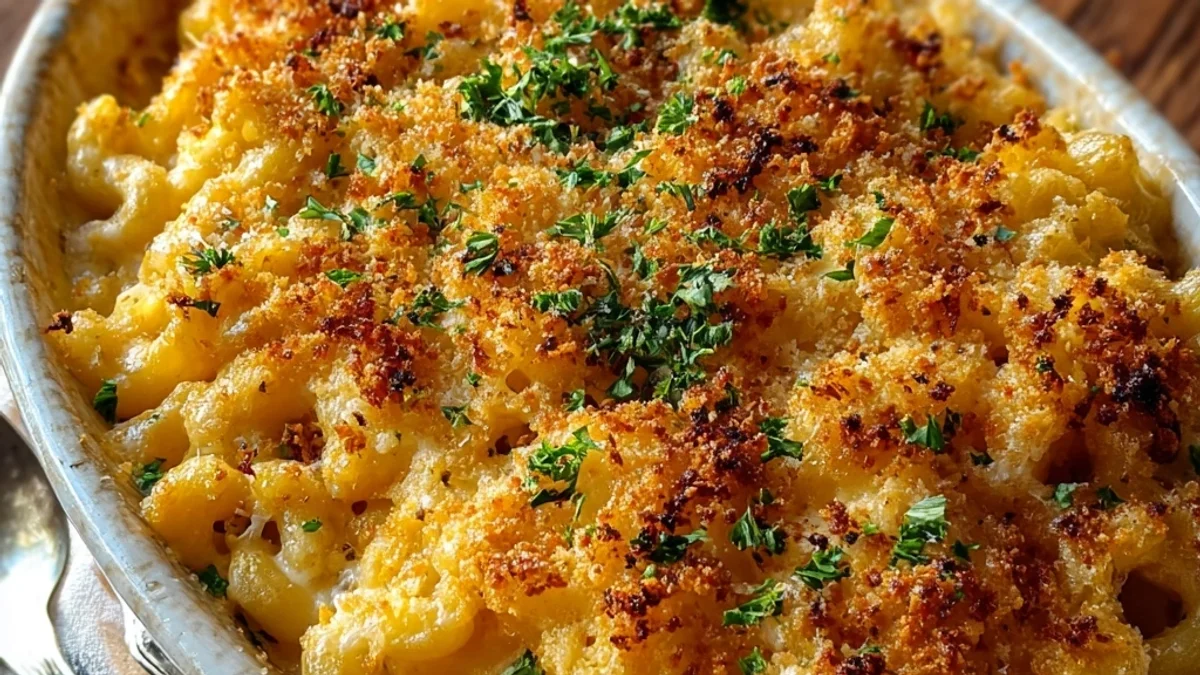 Homestyle Cheesy Baked Macaroni Casserole for Comfort